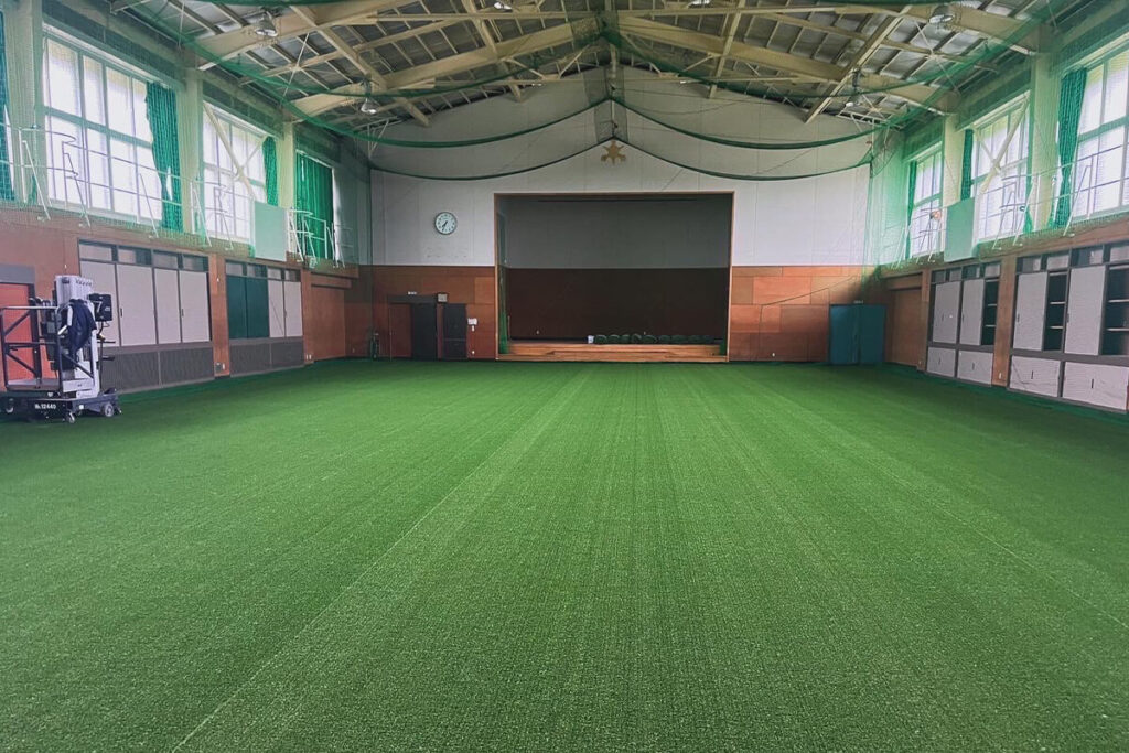 旧雨紛中学校改修工事